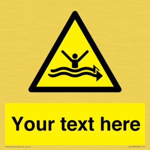 Custom Warning strong currents